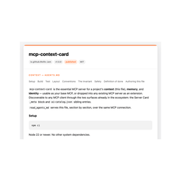 MCP Context Card logo