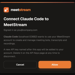 MeetStream logo
