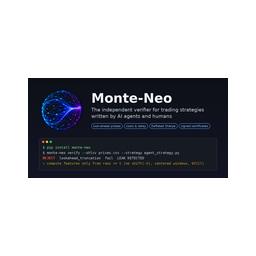 Monte Neo strategy verifier logo