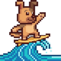 Surfing Dog Inbox logo